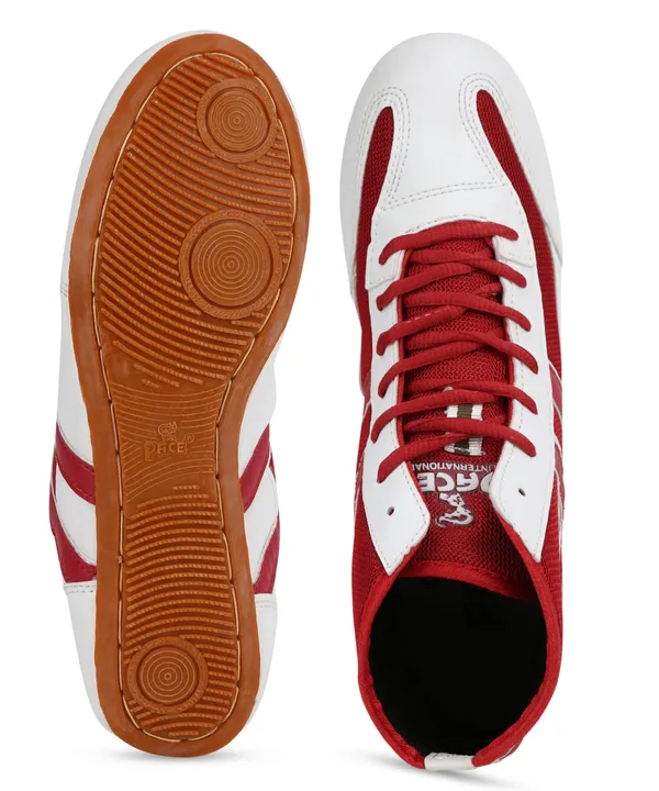 Red_&_White_Sports_Shoes_For_Men