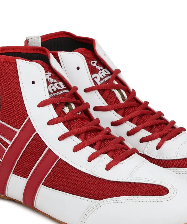 Red_&_White_Sports_Shoes_For_Men