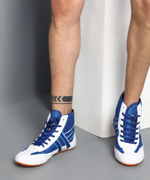 Royal_Blue_&__White_Sports_Shoes_For_Men