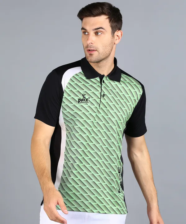 Black_&_Green_Polo_T-Shirt_For_Men