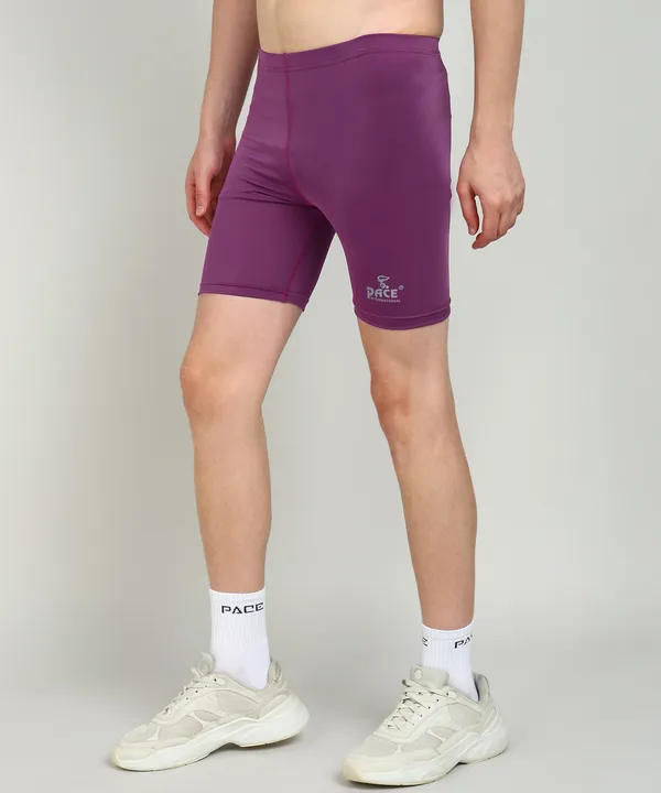 nike purple compression pants