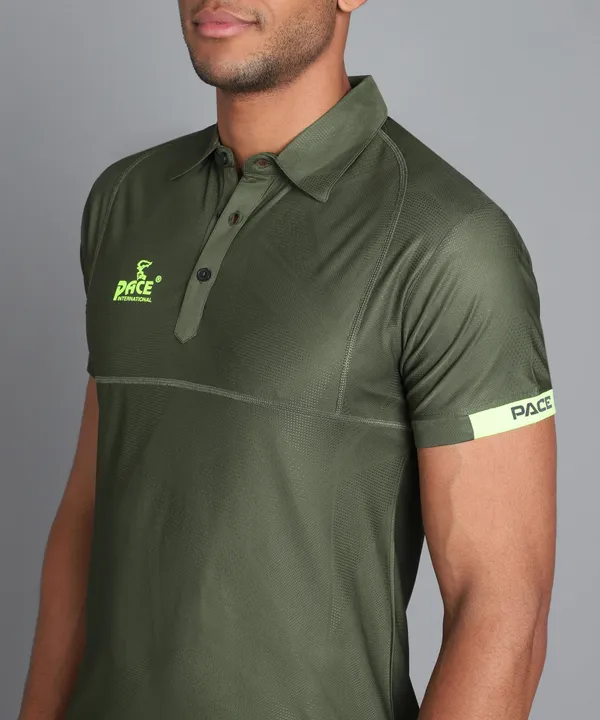 Olive_&_Green_Polo_T-Shirt_For_Men