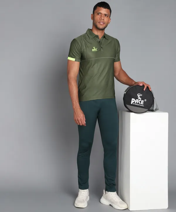 Olive_&_Green_Polo_T-Shirt_For_Men