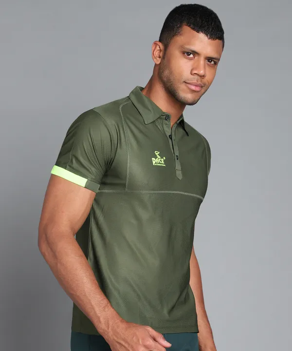 Olive_&_Green_Polo_T-Shirt_For_Men