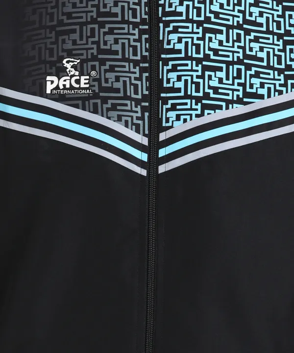 Black_&_Lime_Green_Micro_Printed_Track_Suit_For_Men