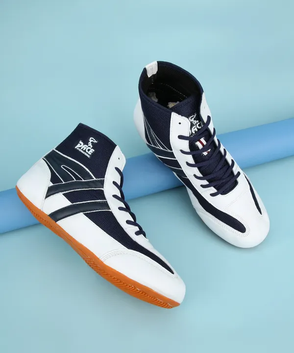 Navy_Blue_&_White_Sports_Shoes_For_Men