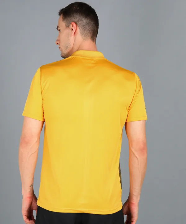 G.Yellow_&_Black_Polo_T-Shirt_For_Men