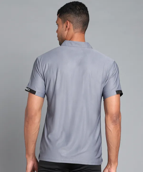 Light_Grey_&_Black_Polo_T-Shirt_For_Men