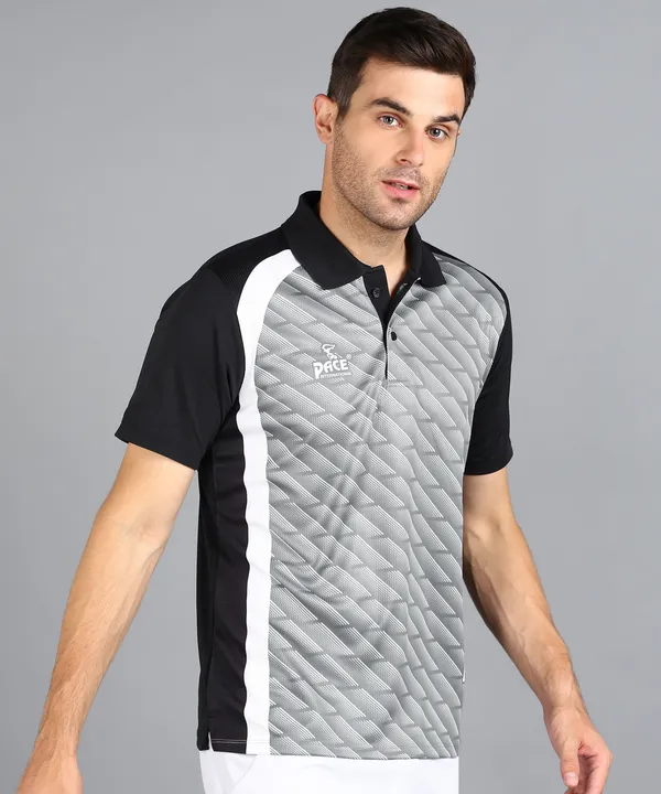 Black_&_Grey_Polo_T-Shirt_For_Men