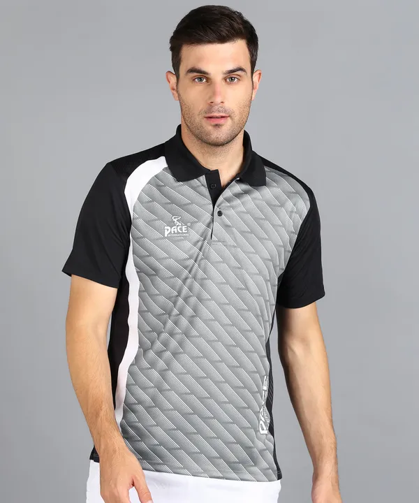Black_&_Grey_Polo_T-Shirt_For_Men