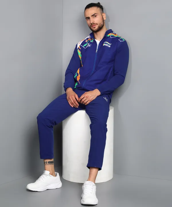 Royal_Blue_Micro_Printed_Track_Suit_For_Men