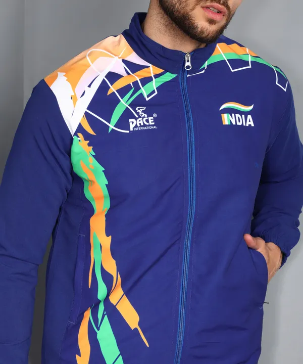 Royal_Blue_Micro_Printed_Track_Suit_For_Men