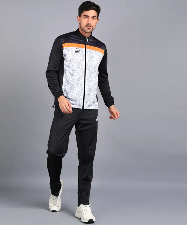 Pace International Black Poly Printed Track Suit For Men Price in India Buy Pace International Black Poly Printed Track Suit For Men online at undefined