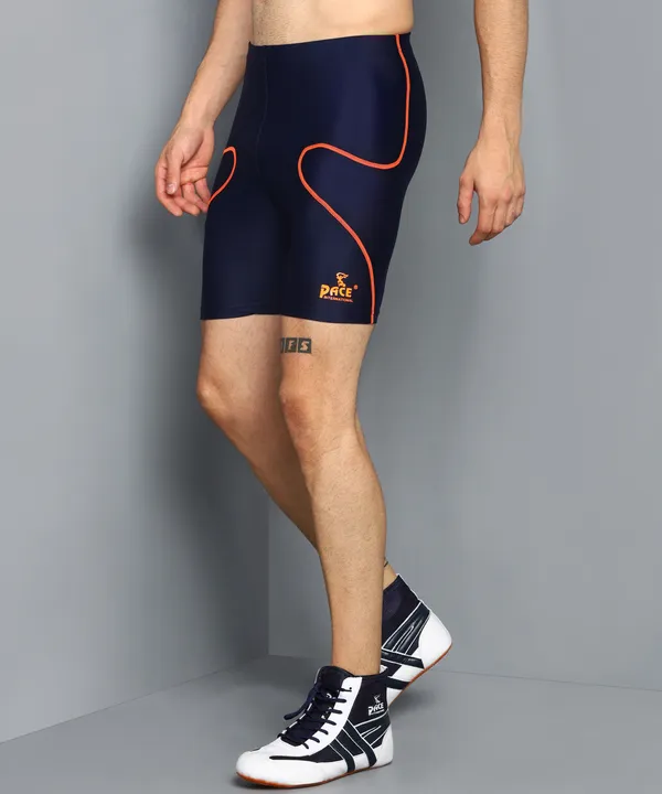 Navy_Blue_&_Orange_Compression_Tights_For_Men