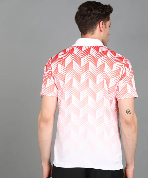 Red_white__Polo_T-Shirt_For_Men