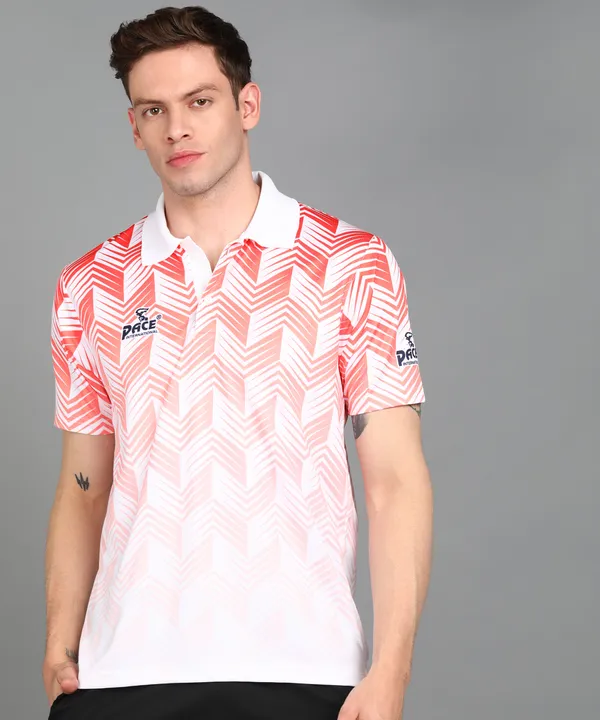 Red_white__Polo_T-Shirt_For_Men