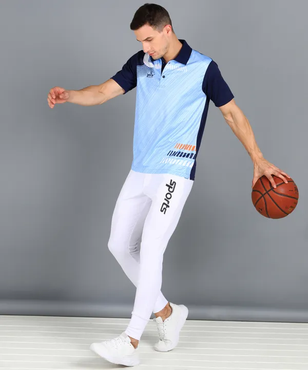 Navy_Blue_&_Sky_Polo_T-Shirt_For_Men
