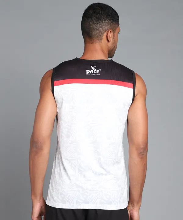 White_&_Red_&_Black_Sleeveless_T_Shirt_For_Men