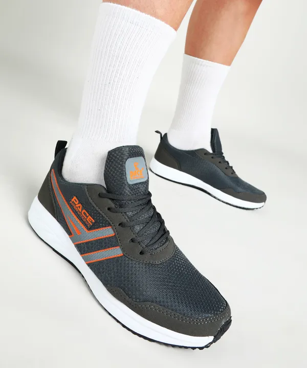 Dark_Grey_&__Orange_Sports_Shoes_For_Men