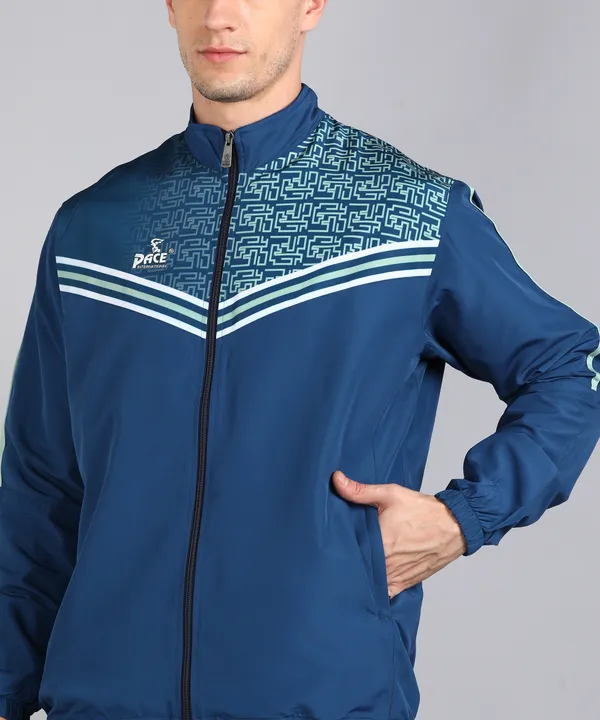 Airforce_blue_Micro_Printed_Track_Suit_For_Men