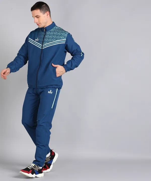 Airforce_blue_Micro_Printed_Track_Suit_For_Men