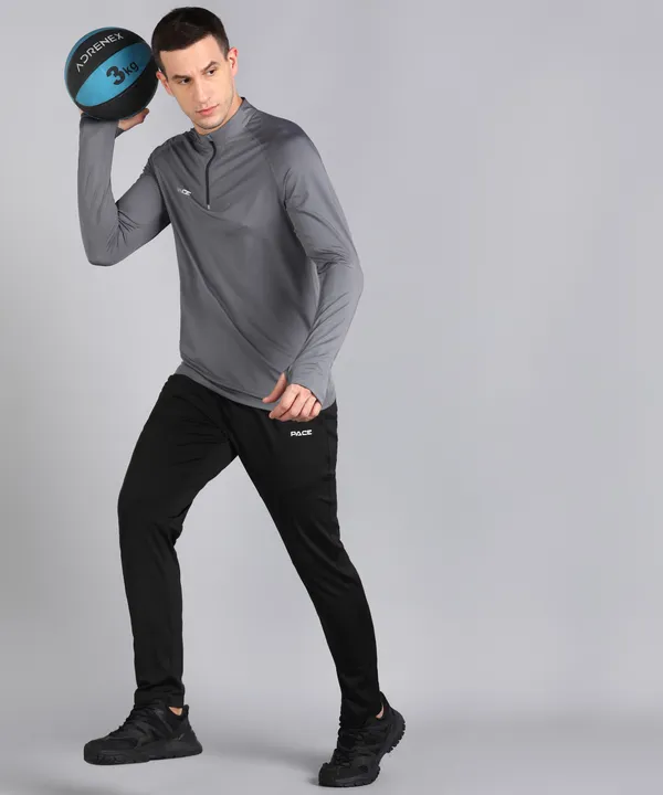 Dark_Grey_Full_Sleeve_T-Shirt_For_Men