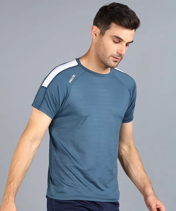 Artic_Blue_Crew_Neck_T_Shirt_For_Men
