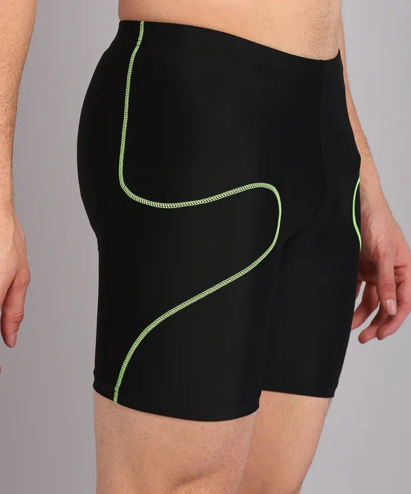 Black_&_Green_Compression_Tights_For_Men