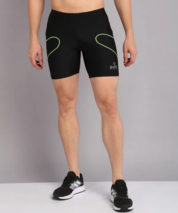 Black_&_Green_Compression_Tights_For_Men