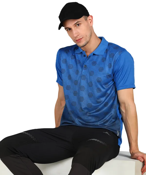 Firoji_&_Black_Polo_T-Shirt_For_Men