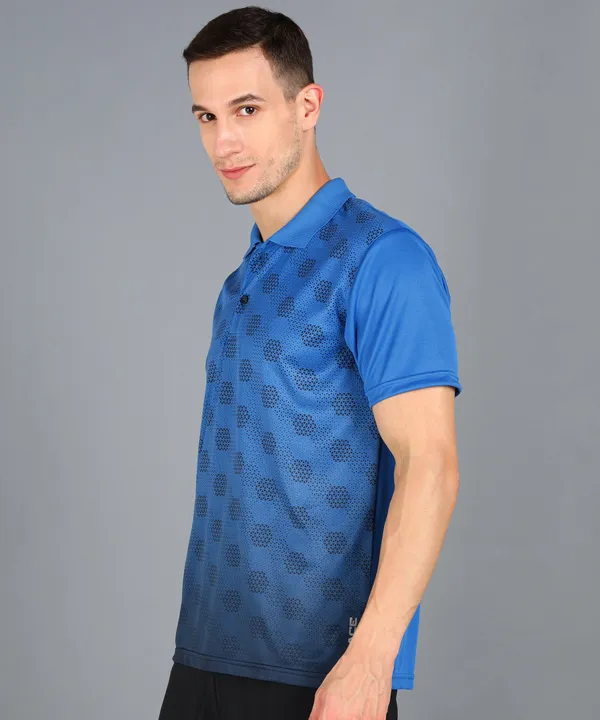 Firoji_&_Black_Polo_T-Shirt_For_Men