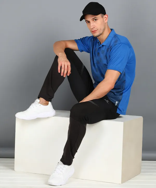 Firoji_&_Black_Polo_T-Shirt_For_Men