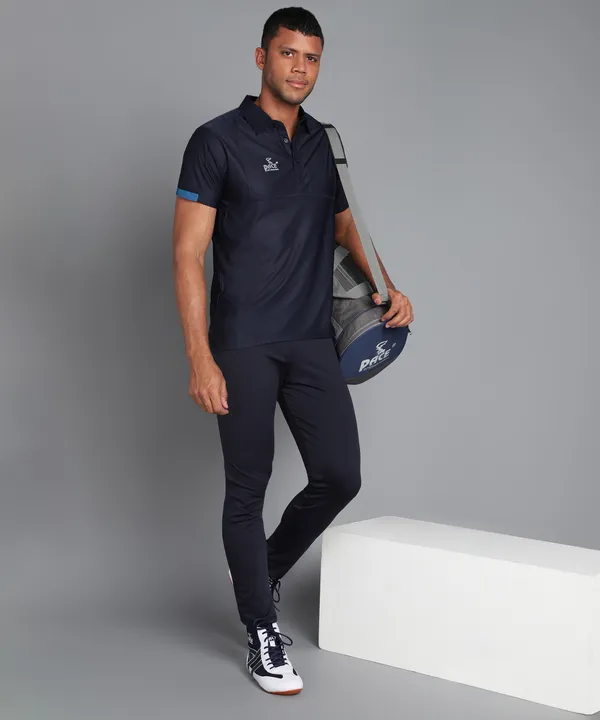 Navy_Blue_&_Firoji_Polo_T-Shirt_For_Men