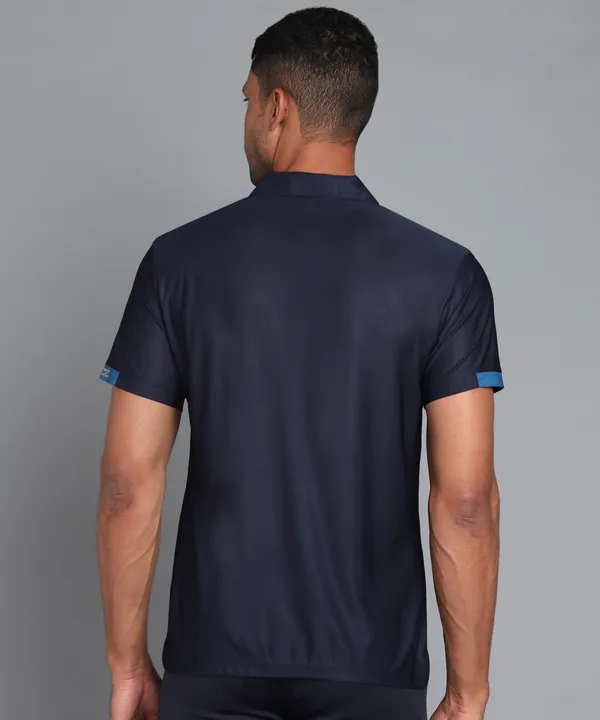 Navy_Blue_&_Firoji_Polo_T-Shirt_For_Men