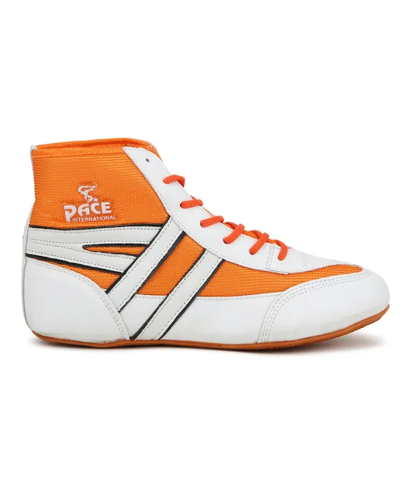 Orange_&__White_Sports_Shoes_For_Men