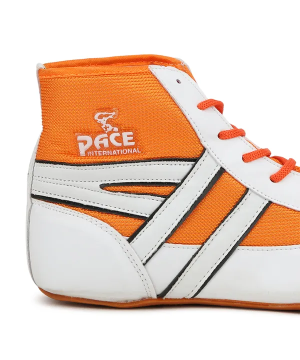Orange_&__White_Sports_Shoes_For_Men