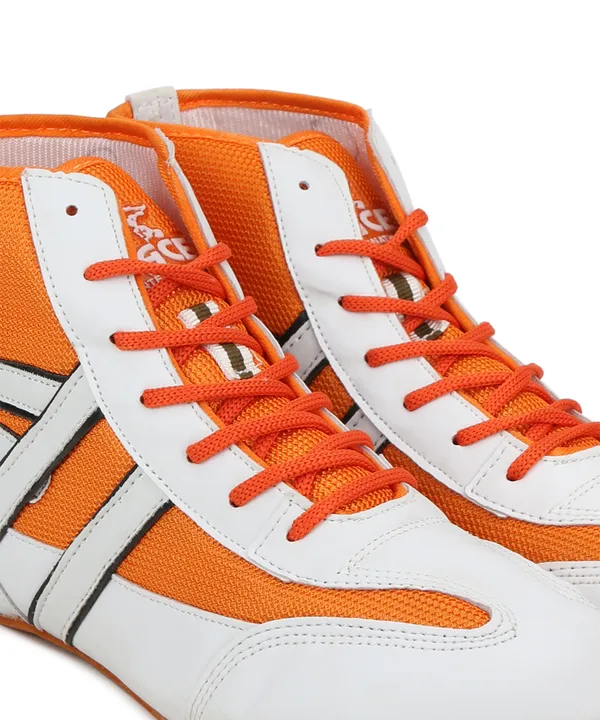 Orange_&__White_Sports_Shoes_For_Men