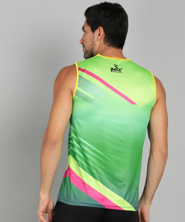 Green_Sleeveless_T_Shirt_For_Men