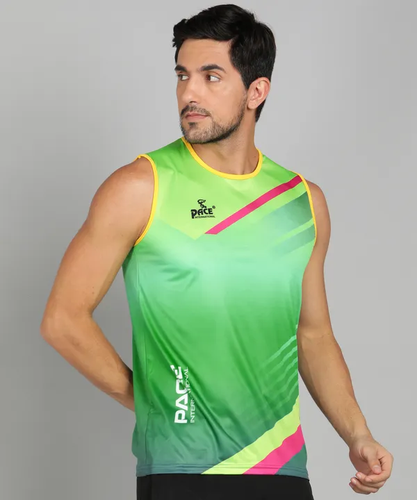 Green_Sleeveless_T_Shirt_For_Men