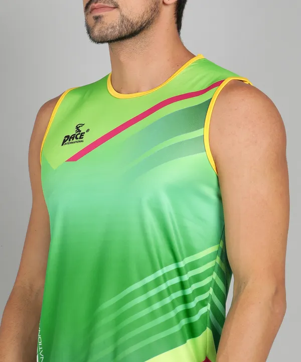 Green_Sleeveless_T_Shirt_For_Men