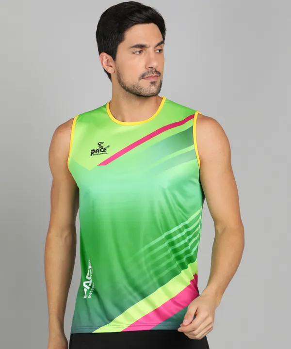 Green_Sleeveless_T_Shirt_For_Men