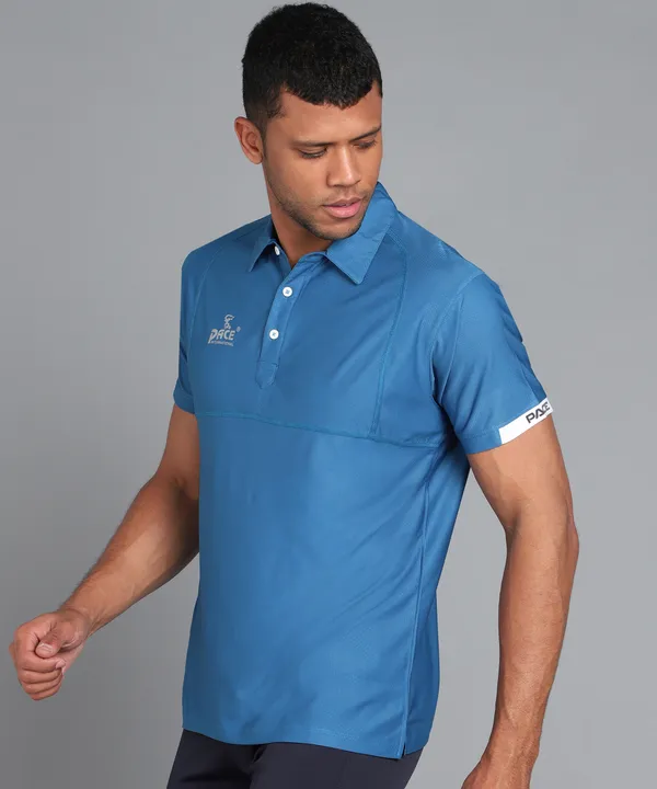 Airforce_Blue_&_White_Polo_T-Shirt_For_Men