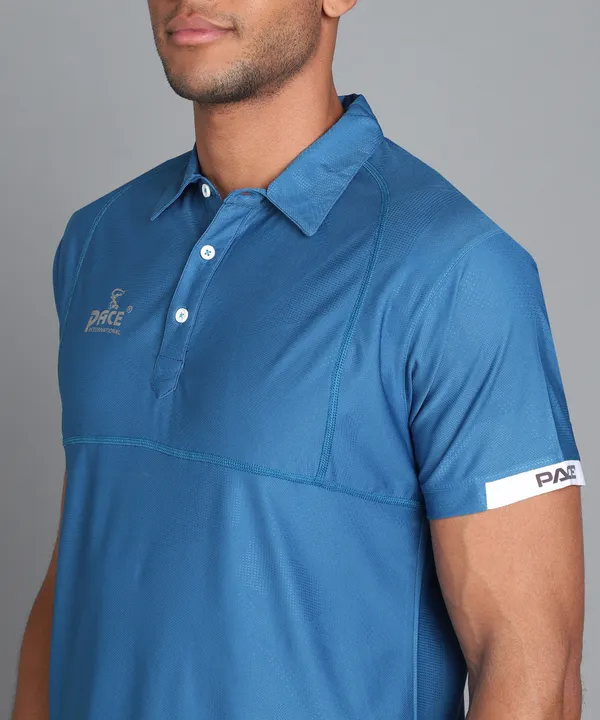 Airforce_Blue_&_White_Polo_T-Shirt_For_Men