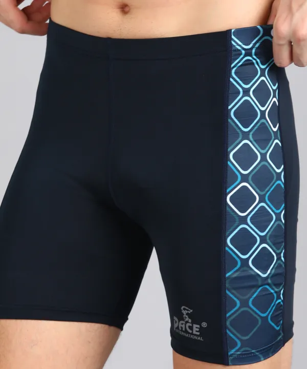 Navy_Blue_&_Firoji_Compression_Tights_For_Men
