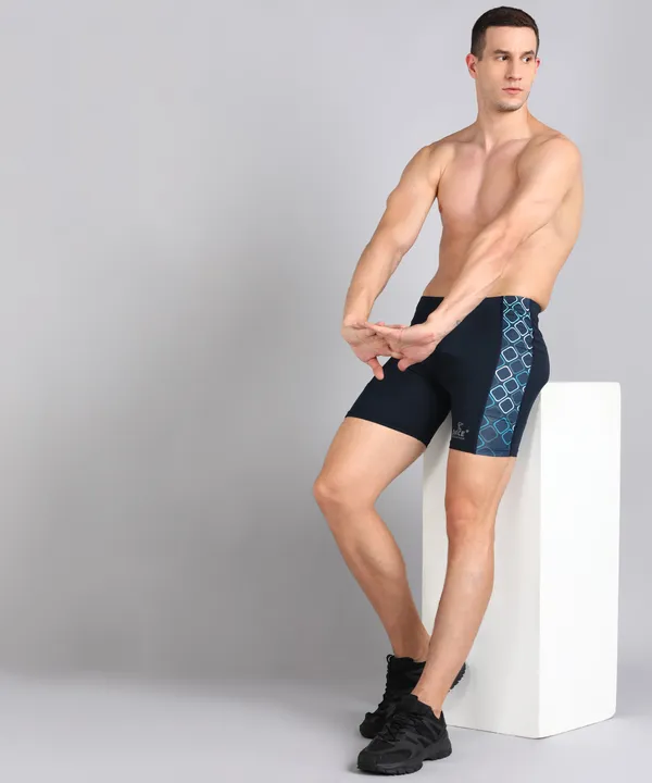 Navy_Blue_&_Firoji_Compression_Tights_For_Men