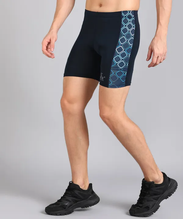 Navy_Blue_&_Firoji_Compression_Tights_For_Men