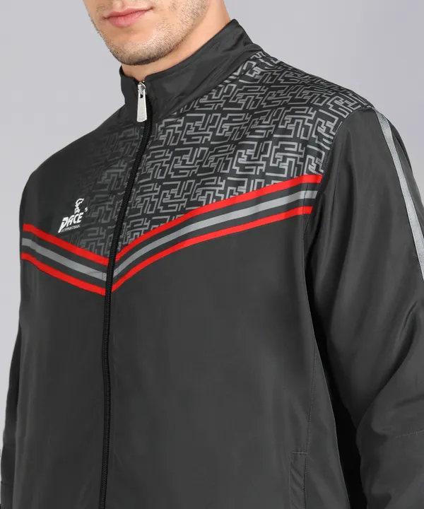 Dark_Grey_&_Orange_Micro_Printed_Track_Suit_For_Men