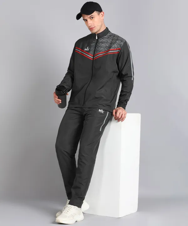 Dark_Grey_&_Orange_Micro_Printed_Track_Suit_For_Men