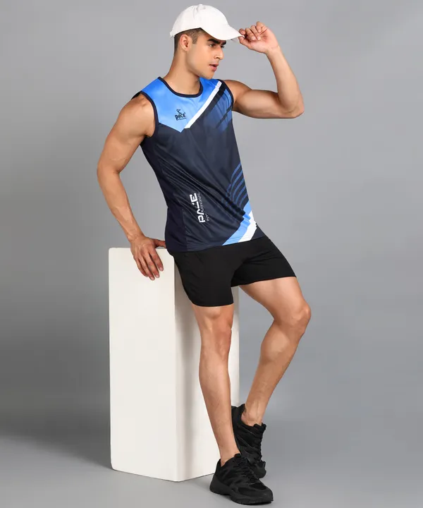 Navy_Blue_Sleeveless_T_Shirt_For_Men