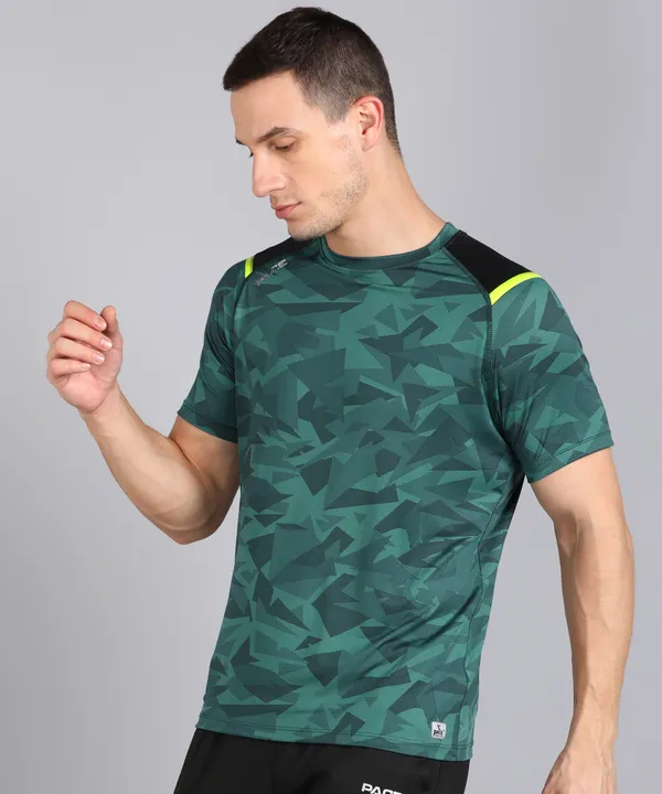 Green_Crew_Neck_T_Shirt_For_Men